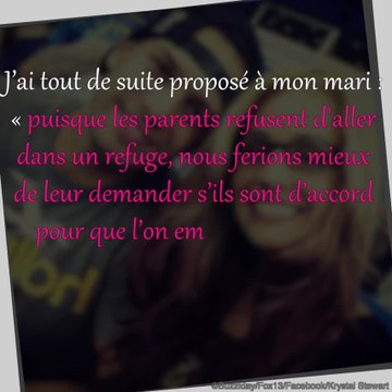 Deux enfants de sans-abris adoptés