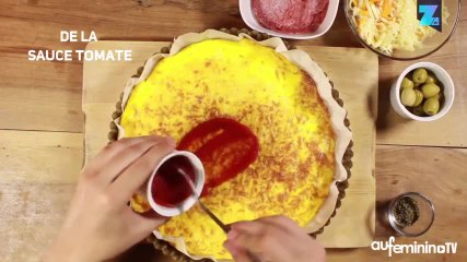 Recette low-carb : la pizza à l’omelette