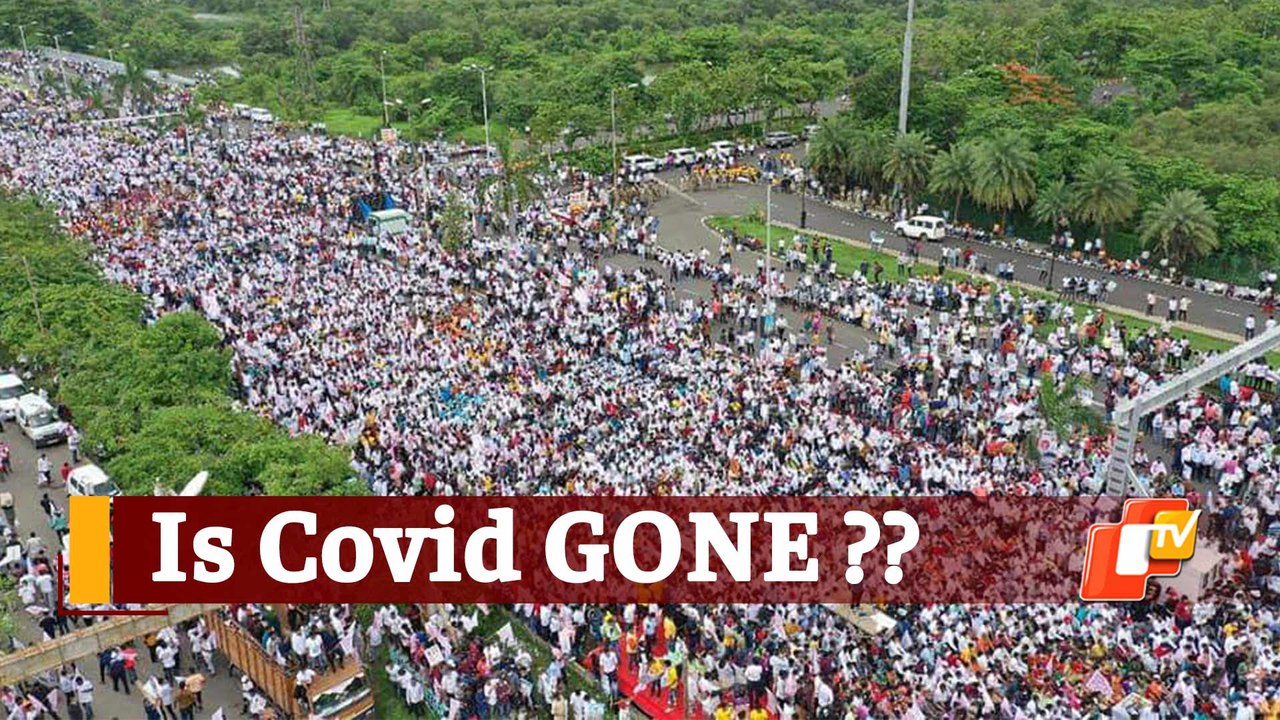 WATCH: Defying Covid Norms, Thousands Gather To Protest Naming Of Navi Mumbai Airport | OTV News