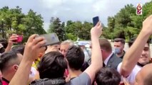 Galatasaray Kulübü Başkanı Burak Elmas, Anıtkabir'i ziyaret etti