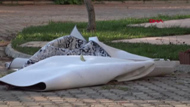 ANTALYA EŞYALARI BALKONDAN ATTI; BİBER GAZIYLA ETKİSİZ HALE GETİRİLDİ