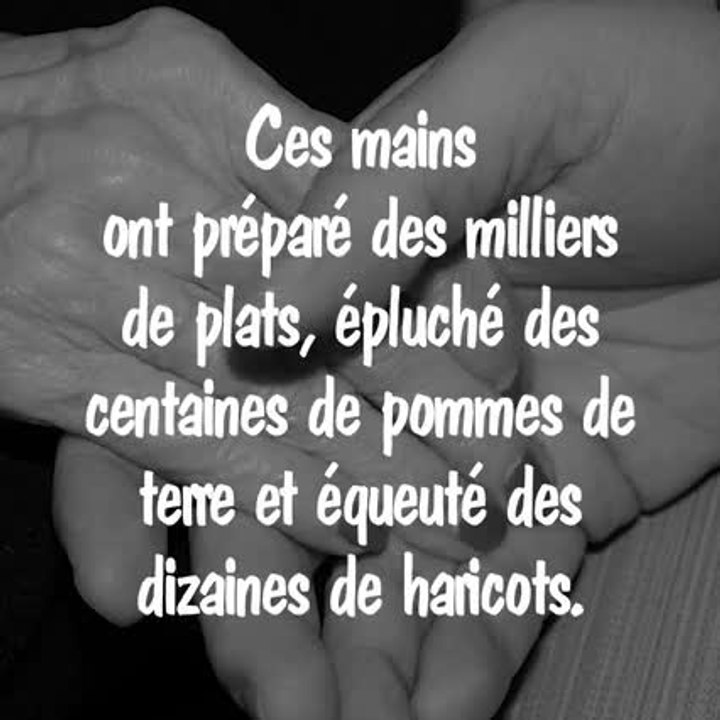 Ces mains ont tant de choses à dire...