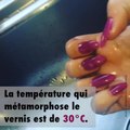 Du vernis qui change de couleur selon la température