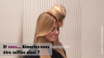 Des coiffures un peu tirées par les cheveux