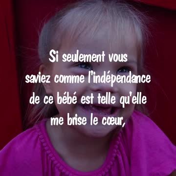 Le témoignage poignant d'une maman