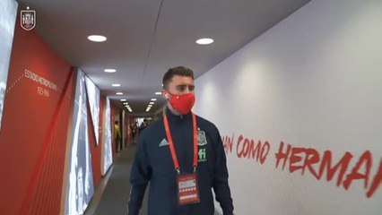 Laporte explica la curiosa celebración de su gol ante Eslovaquia