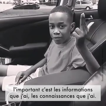 Il livre un message aux parents et aux enfants