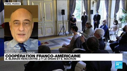 Visite d'Antony Blinken en France : le secrétaire d'Etat américain reçu par J.-Y. Le Drian