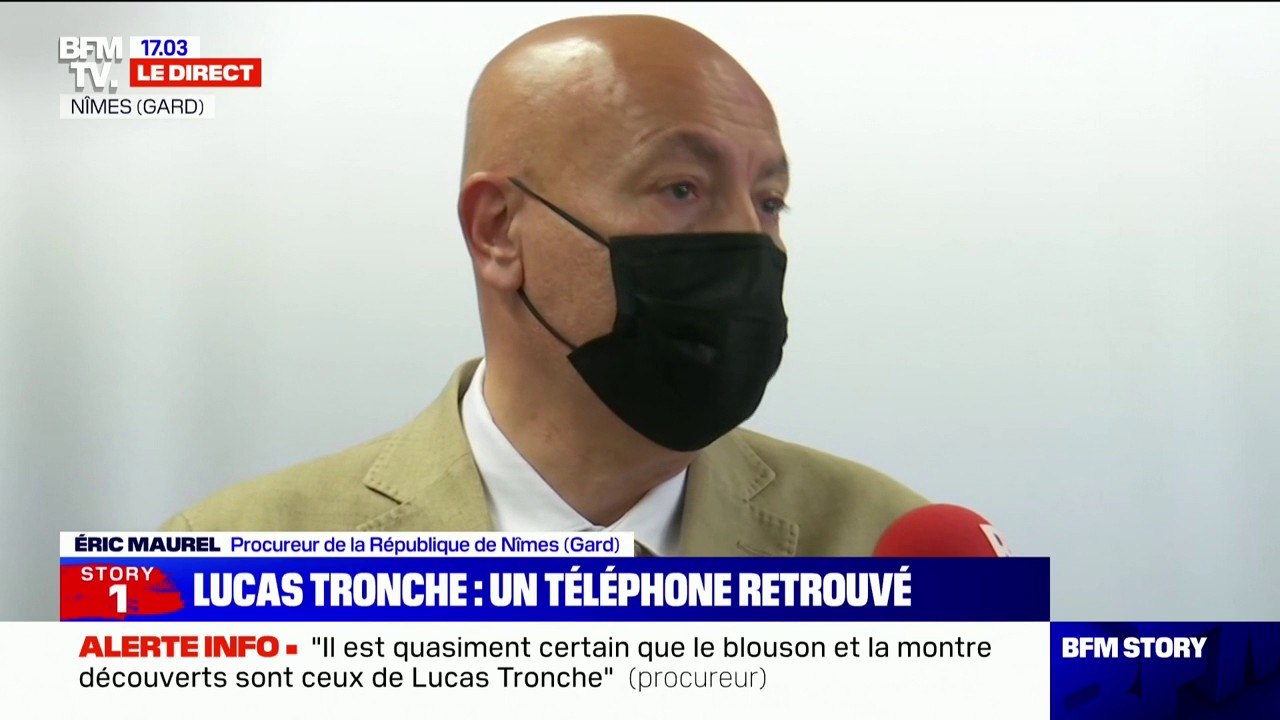 Disparition de Lucas Tronche: l'identification des nouveaux éléments découverts "demandera quelques semaines", selon le procureur