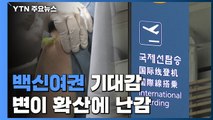 '백신 여권' 기대감...변이 확산에 난감 / YTN