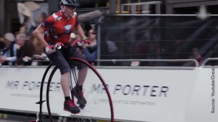 Une course de vélo pas comme les autres...