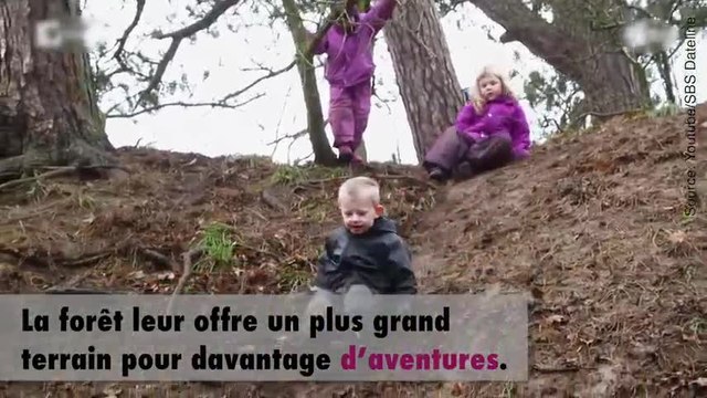 Cette garderie apprend aux enfants à vivre en pleine nature