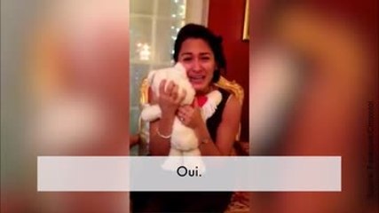 Son fiancé lui offre un cadeau très spécial...