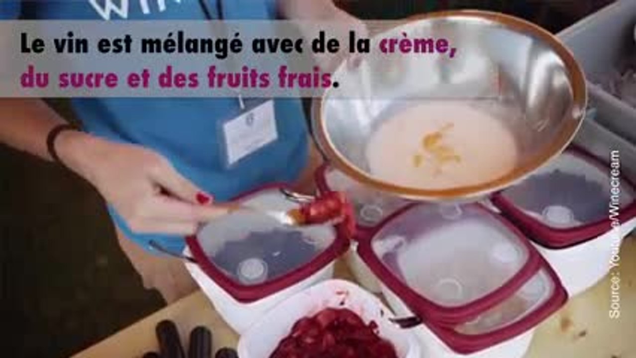 Vous laisseriez-vous tenter par cette glace au vin