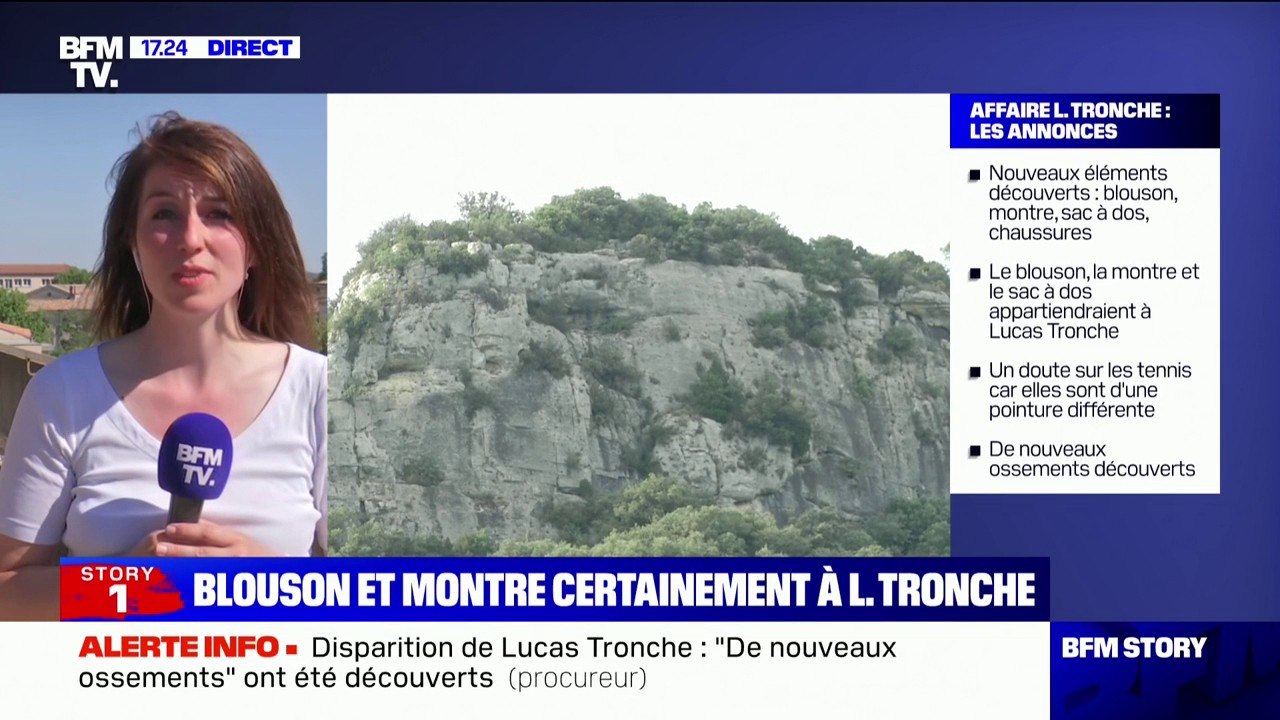 Disparition de Lucas Tronche: de nouveaux éléments ont été découverts par les enquêteurs
