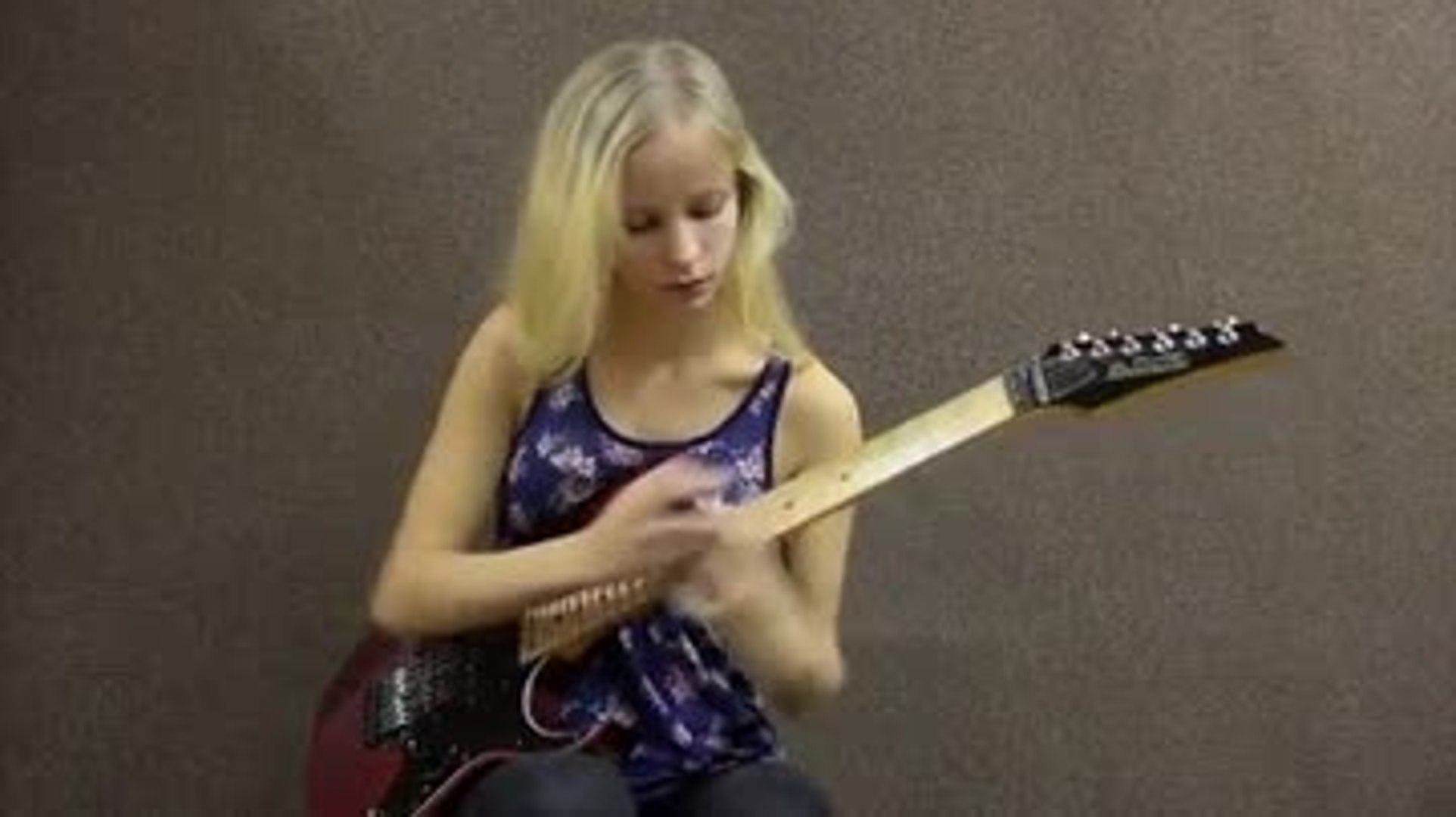 Elle reprend les 4 saisons à la guitare électrique - Vidéo Dailymotion