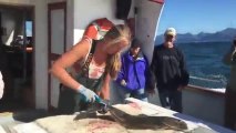 Préparation de filet de poisson en une minute.