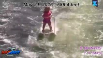 À six mois, une prodige bat un record en ski nautique !
