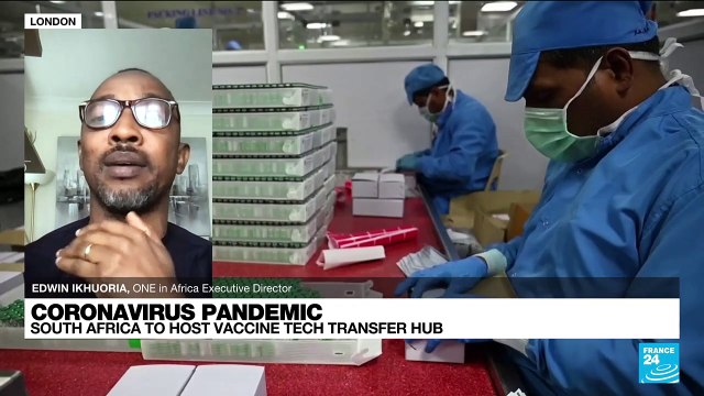 Coronavirus pandemic: South Africa to host vaccine tech transfer hub