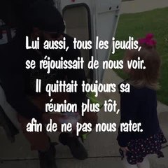 Cette petite fille n'a qu'un seul héros : l'éboueur de son quartier