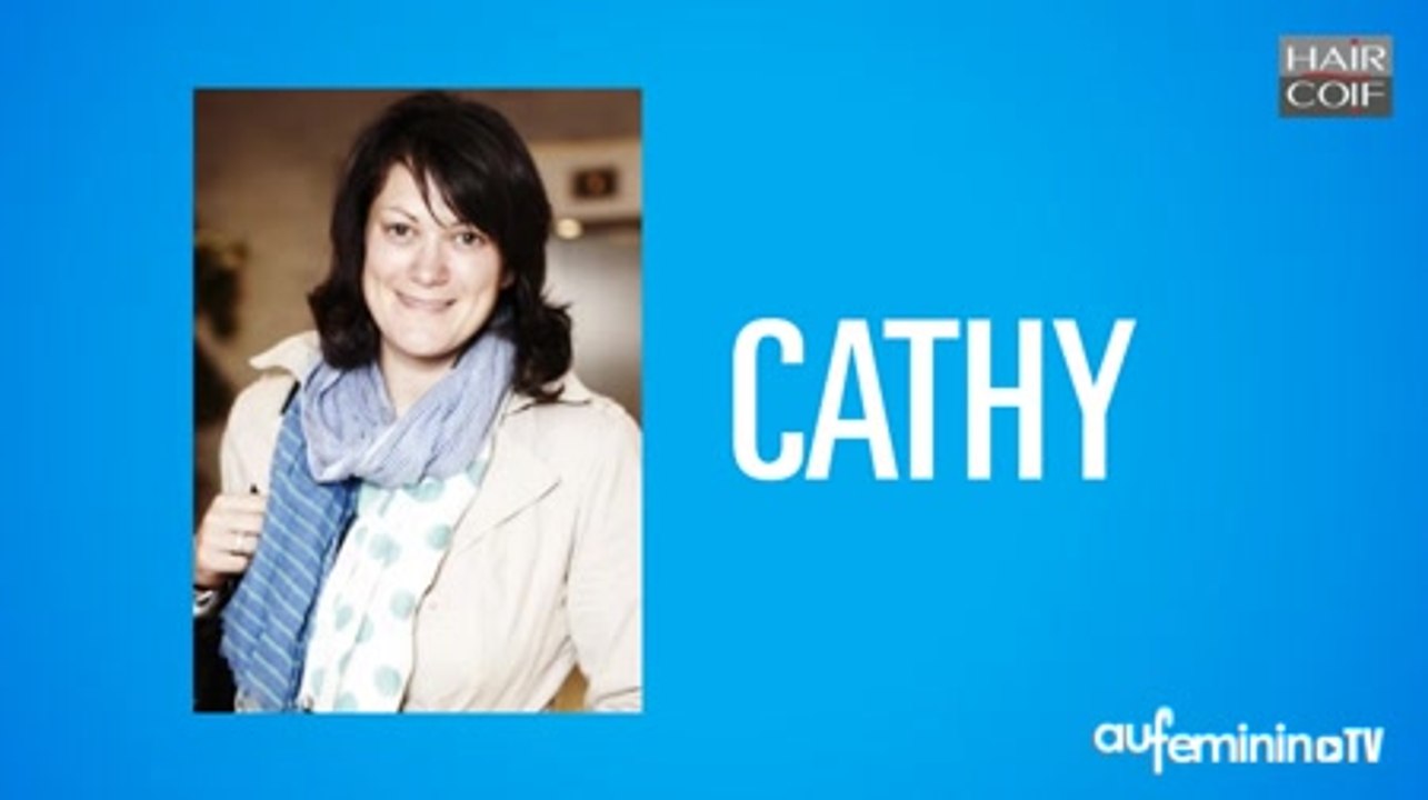 Coupe courte : le avant/après coiffure de Cathy en vidéo