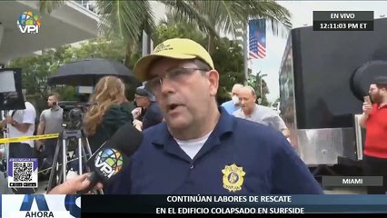 Continúan labores de rescate en el edificio colapsado en Surfside - #25Jun - Ahora