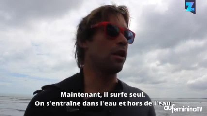Exploit sportif : il surfe alors qu’il est aveugle