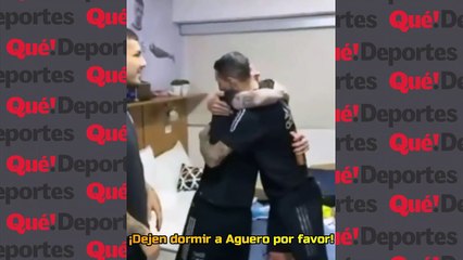 ¡Dejen dormir a Aguero por favor!