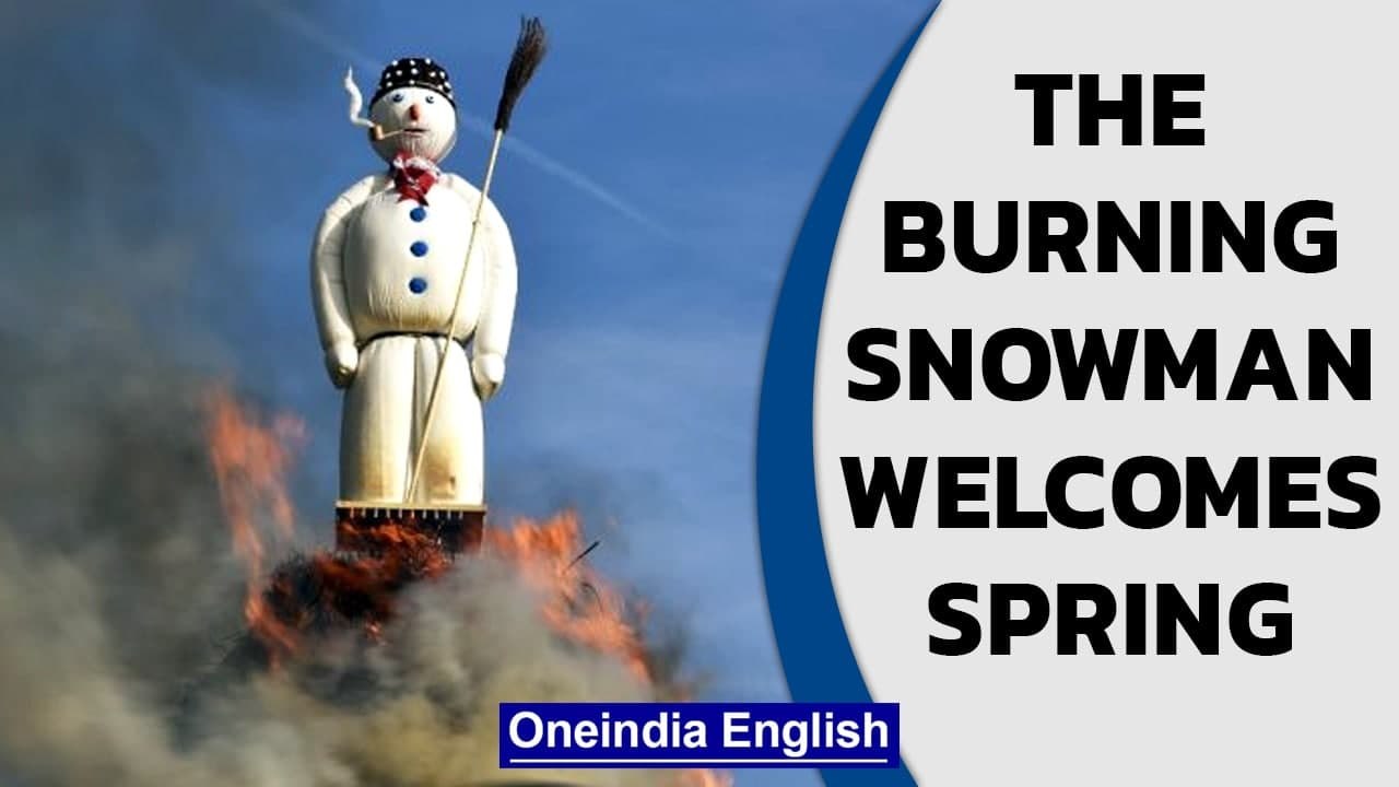 The Burning Snowman | Zurich Celebrates the Spring | Quirky customs | Oneindia News