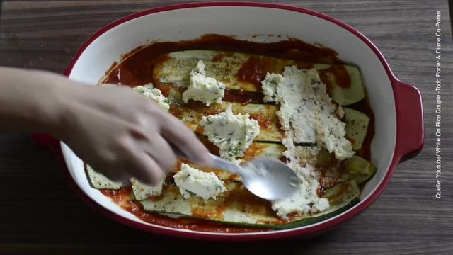 Recette de lasagnes aux courgettes pauvre en glucides