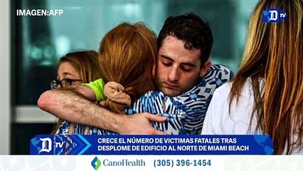 下载视频: Crece el número de victimas fatales tras desplome de edificio al norte de Miami Beach | El Diario en 90 segundos