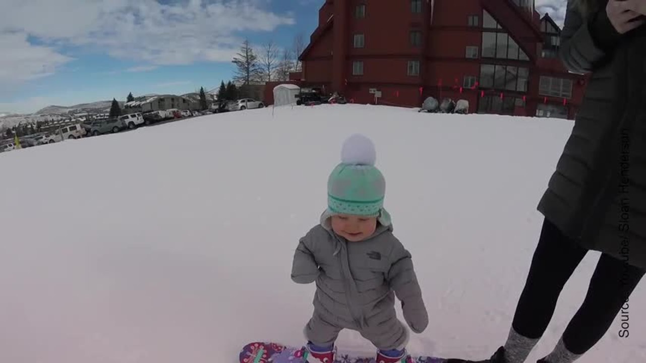 Bébé Sloan, champion de la glisse