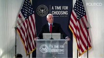 Mike pence speaks out against Trump and calls his action 