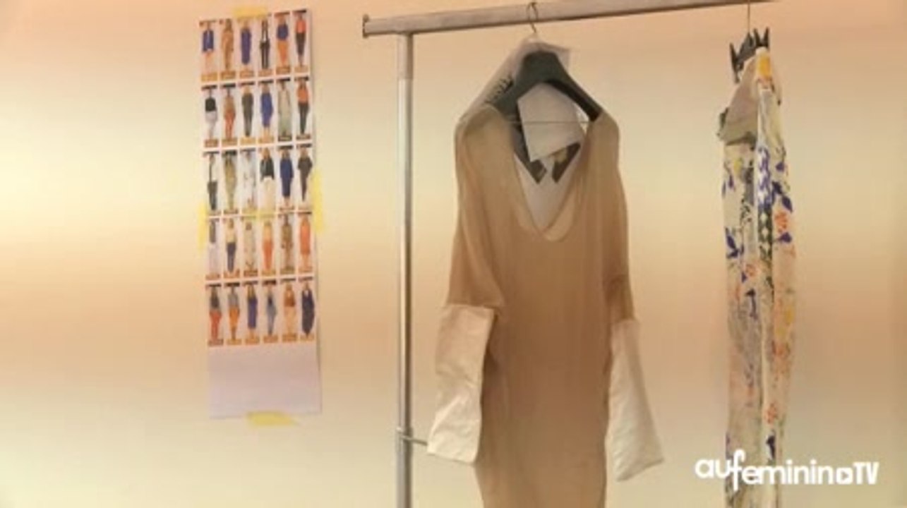 En coulisses avec Anne Valérie Hash, défilé Anne Valérie Hash Eté 2012