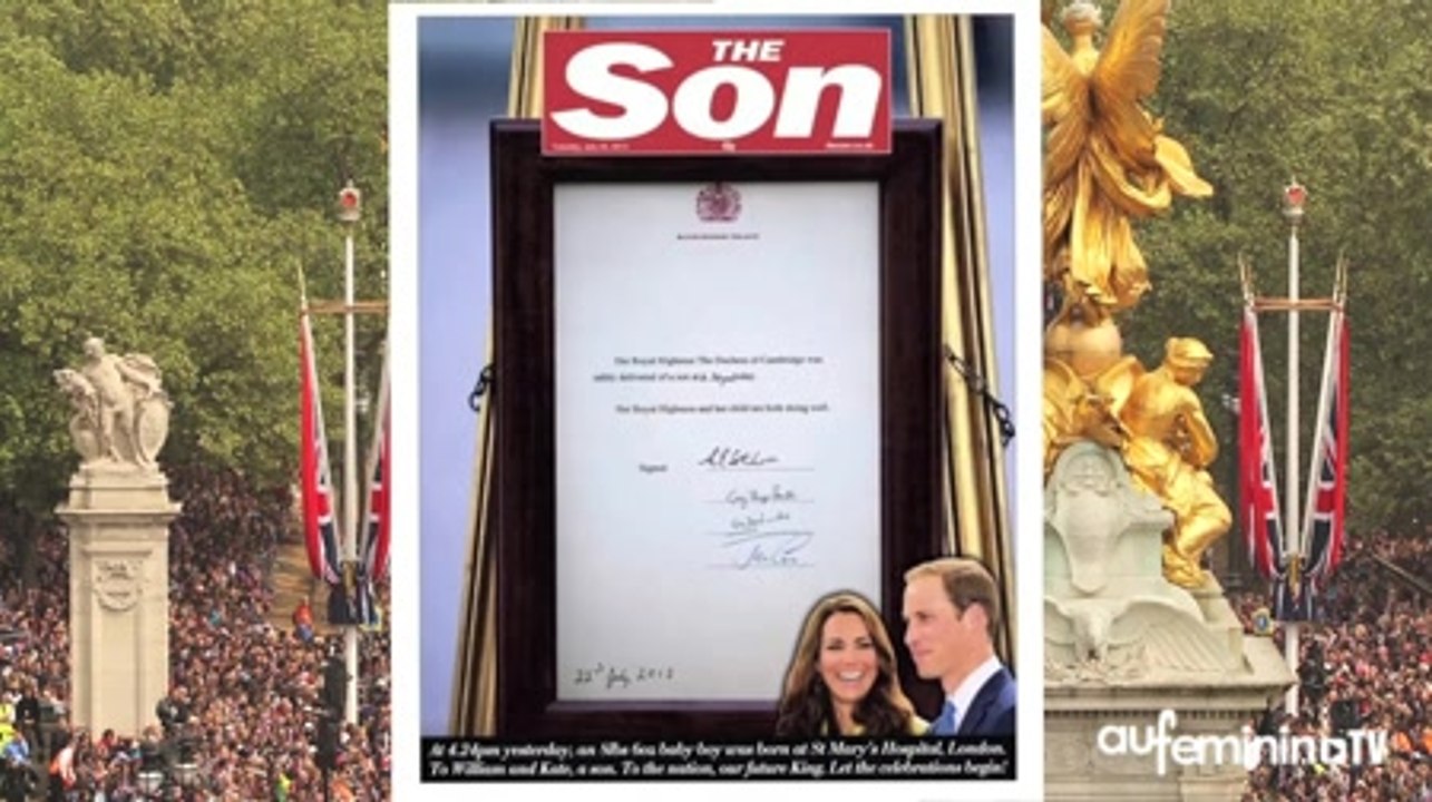 Naissance royal baby : tout sur la naissance du royal baby en vidéo