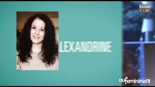 Lissage : le avant/après coiffure d'Alexandrine