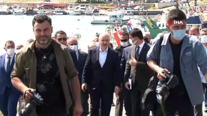 Bakan Karaismailoğlu: “Bölgesinde lider, dünyada söz sahibi bir ülke olacak Türkiye'nin en önemli yatırımlarından Kanal İstanbul'un ilk köprüsünün temelini Cumhurbaşkanımızın liderliğini atıyoruz”
