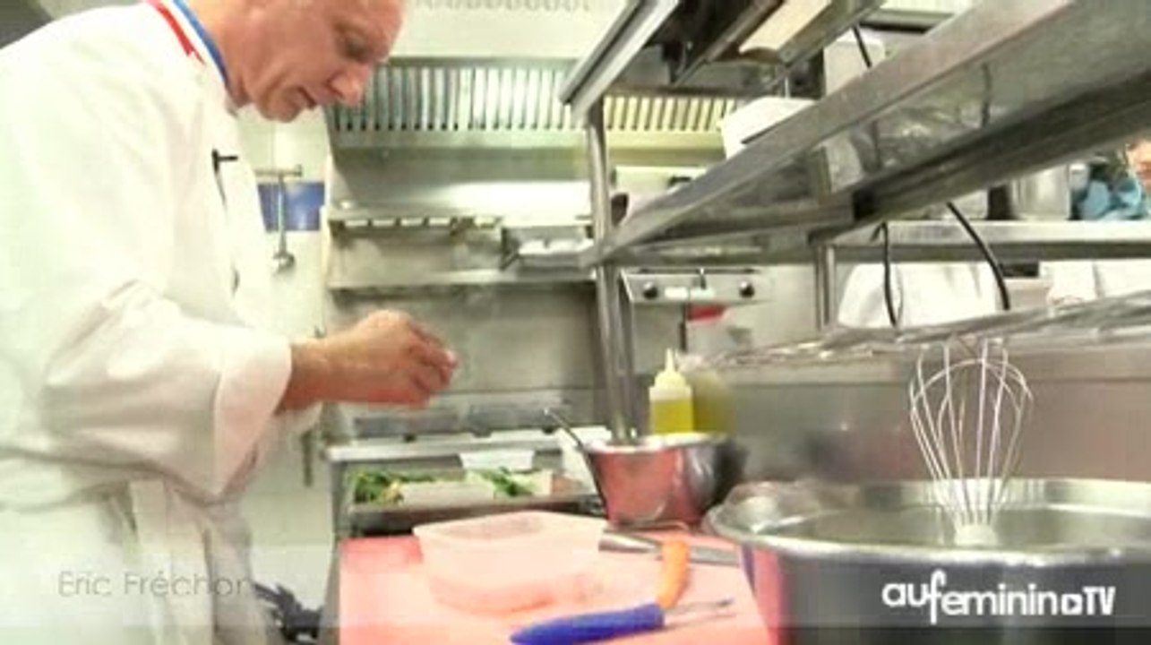 Eric Frechon sablé au fromage et petits légumes