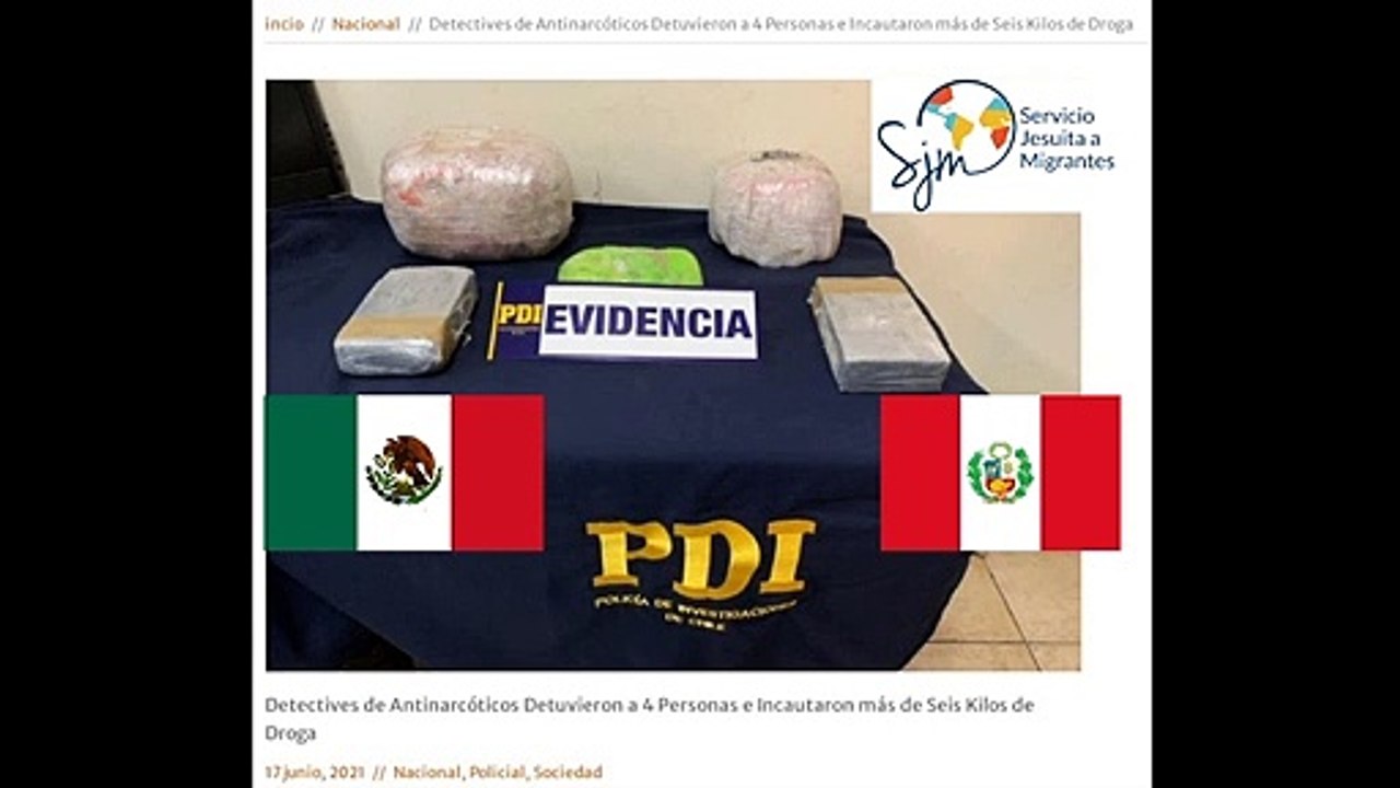 2 peruanos y 1 mexicano con orden de expulsión detenidos por tráfico de drogas - Arica al Día