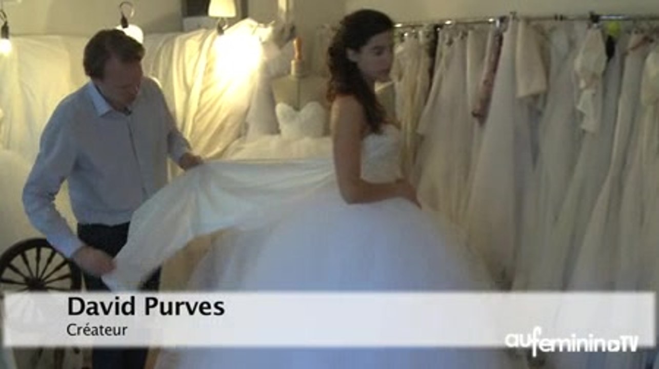 Essayages de robes de mariée chez David Purves