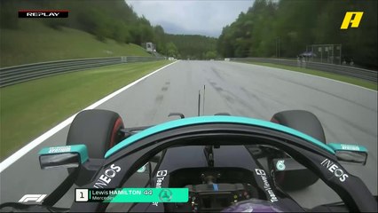 هاميلتون يخسر زمنه الأسرع بسبب خروجه عن حدود الحلبة في التجارب الحرة الثانية