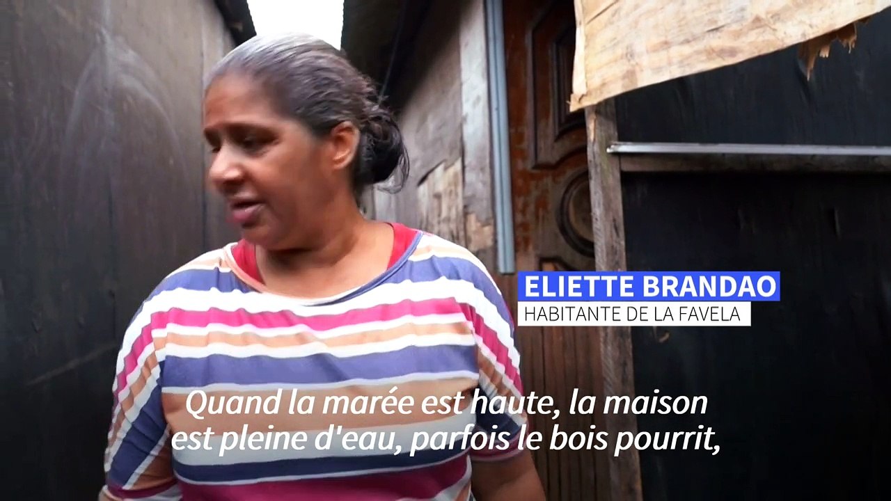 Brésil: la pandémie, juste un problème de plus pour une favela sur pilotis