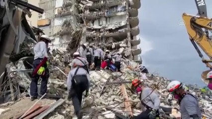 Miami'de çöken 12 katlı binada ölenlerin sayısı 4'e çıktı, 159 kişiden haber alınamıyor