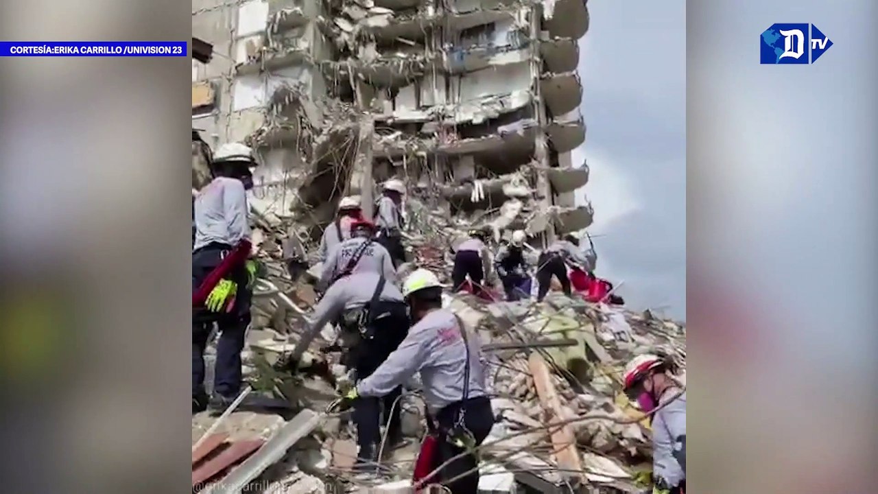Avanzan labores de búsqueda y rescate en el edificio colapsado