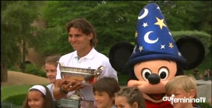 Rafael Nadal à Disneyland Paris
