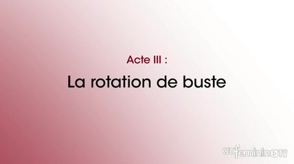 下载视频: Exercice fitness pour la taille - Rotation du buste pour muscler son ventre