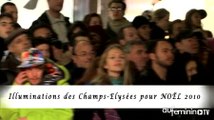 Illuminations Noël Champs Elysées : vidéo illuminations Noël Champs Elysées