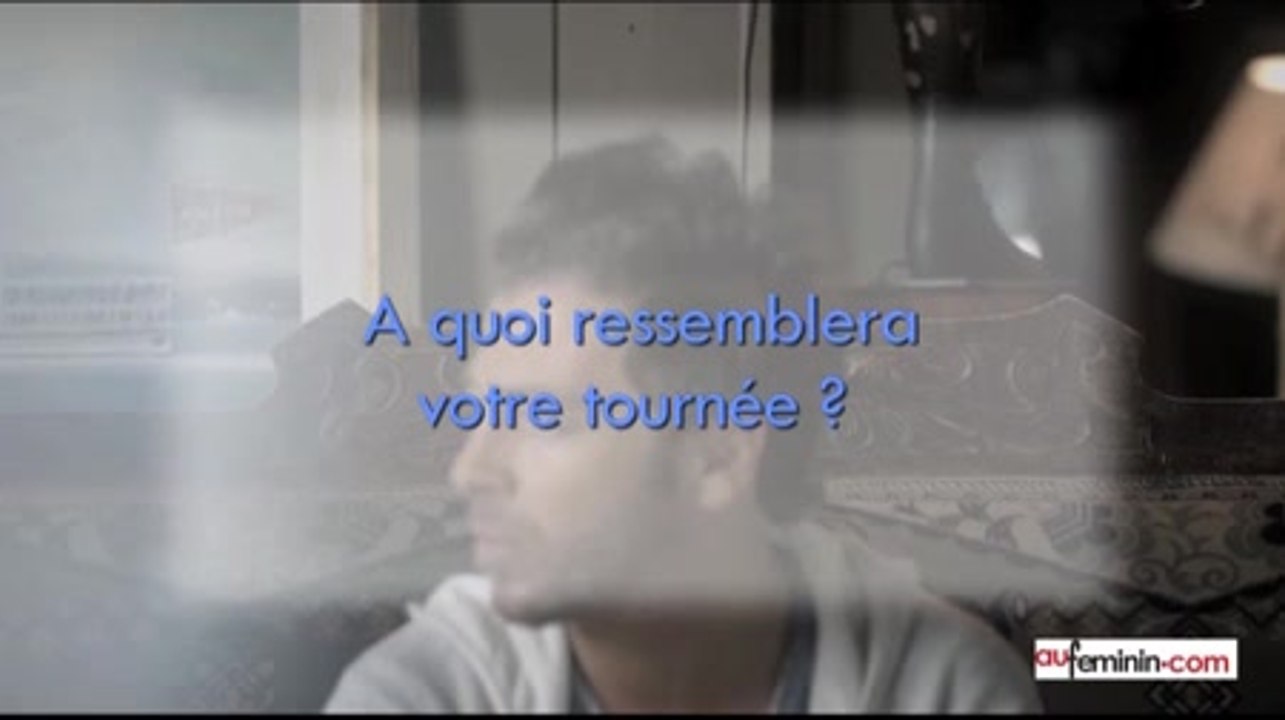 Interview video Christophe Maé : tournée 2010 de Christophe Maé