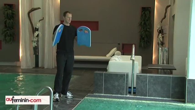 Renfort haut du corps avec Aquagym : exercices vidéos renforcer haut du corps - Vidéo Aquagym