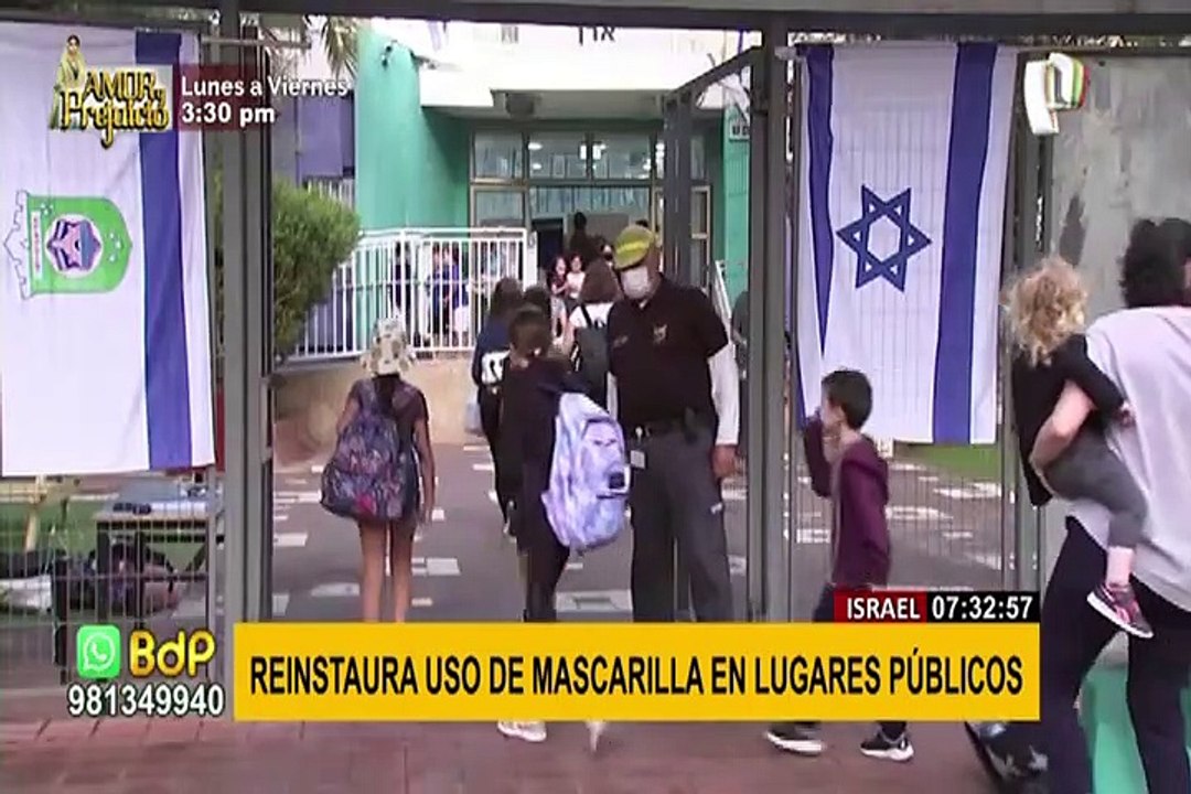 Israel vuelve la mascarilla a espacios cerrados tras aumento de contagios
